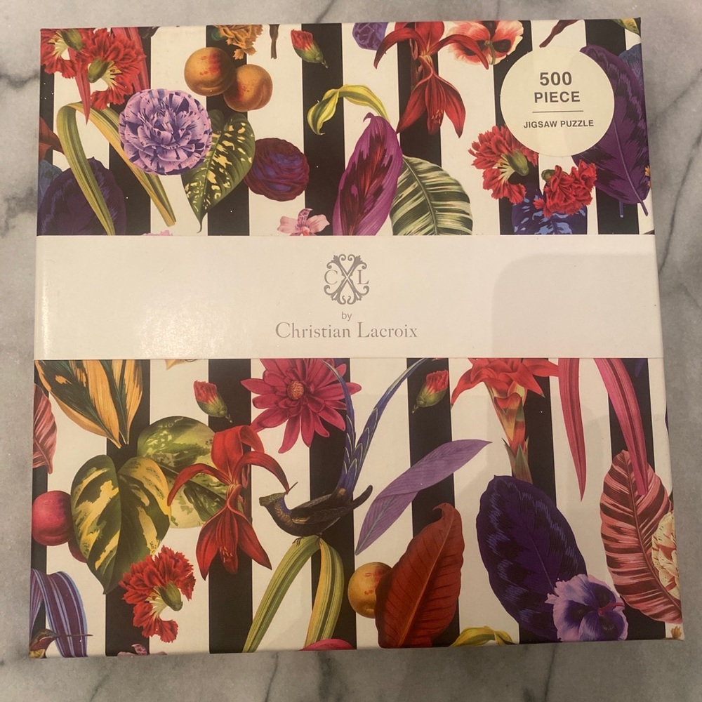 Christian Lacroix floral puzzle